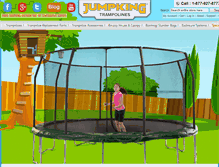 Tablet Screenshot of jumpking.com